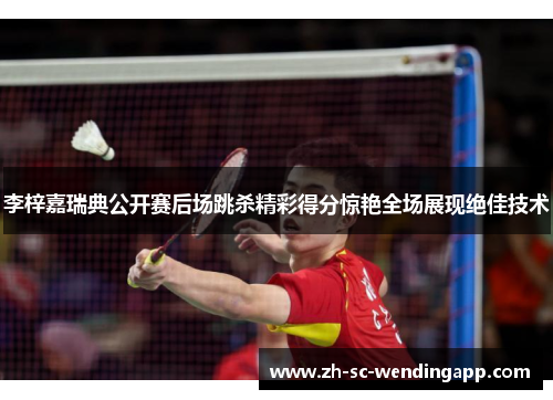 李梓嘉瑞典公开赛后场跳杀精彩得分惊艳全场展现绝佳技术